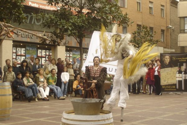 BODEGAS MUSEUM. Acción de Street Marketing. Performance: El último viaje de Colón.