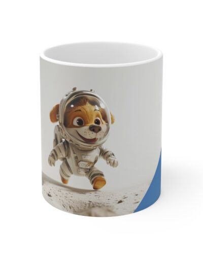 Taza con Realidad Aumentada – Perro Astronauta en 3D