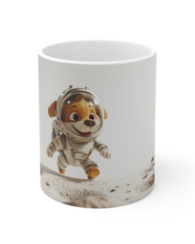 Taza con Realidad Aumentada – Perro Astronauta en 3D