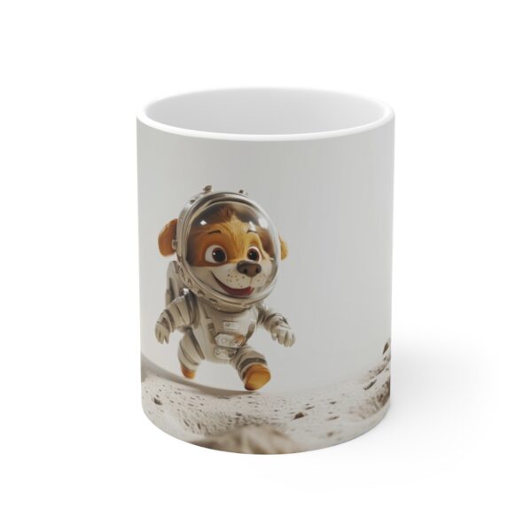 Taza con Realidad Aumentada – Perro Astronauta en 3D